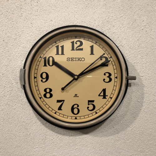 SEIKO 防塵時計（セイコー）壁掛け時計（バスクロック）