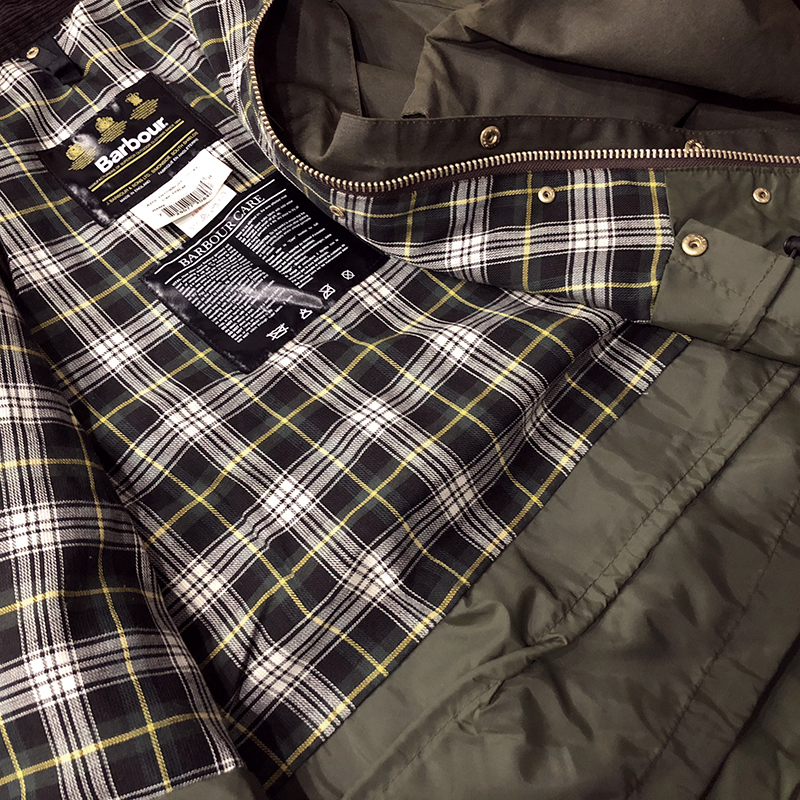 Barbour Transport Jacket sage Cバブアー トランスポート