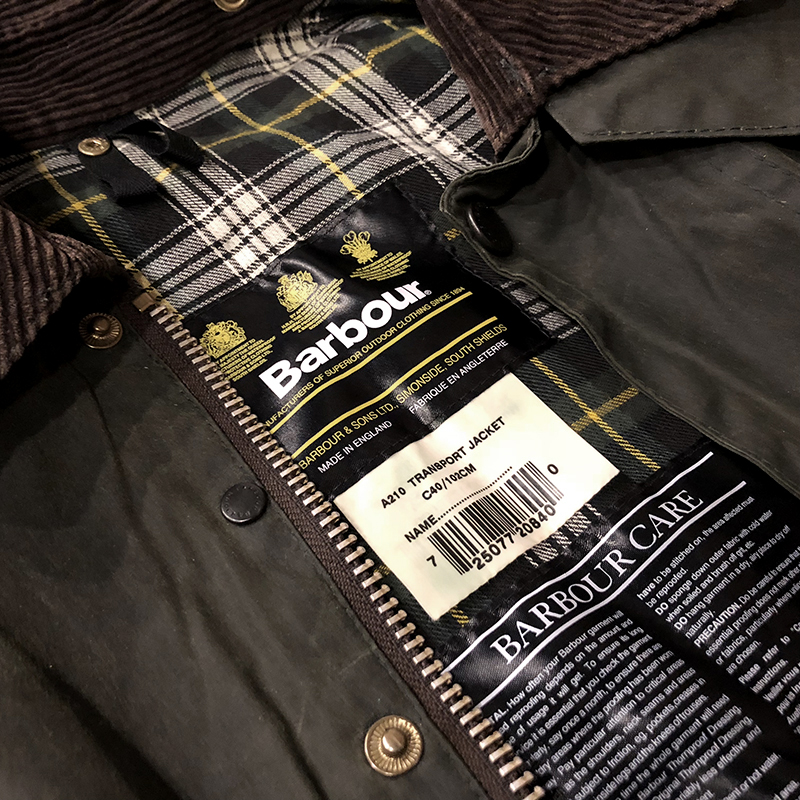Barbour Transport Jacket Sage C40 | OLDS