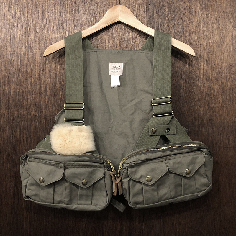 Filson Fly Fishing Strap Vest（フィルソン フライフィッシング ストラップ ベスト）オッターグリーン（オリーブ）カラー オリジナル