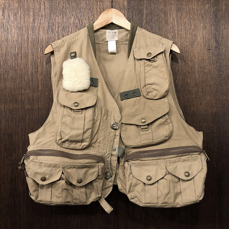 Filson Fly Fishing Guide Vest（フィルソン フライフィッシンングベスト）Mサイズ タンカラー 旧モデル オリジナル