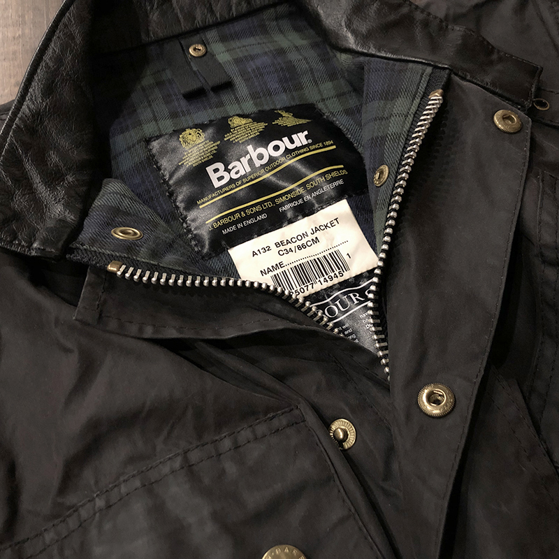 Barbour Beacon Jacket Black C34 | OLDS