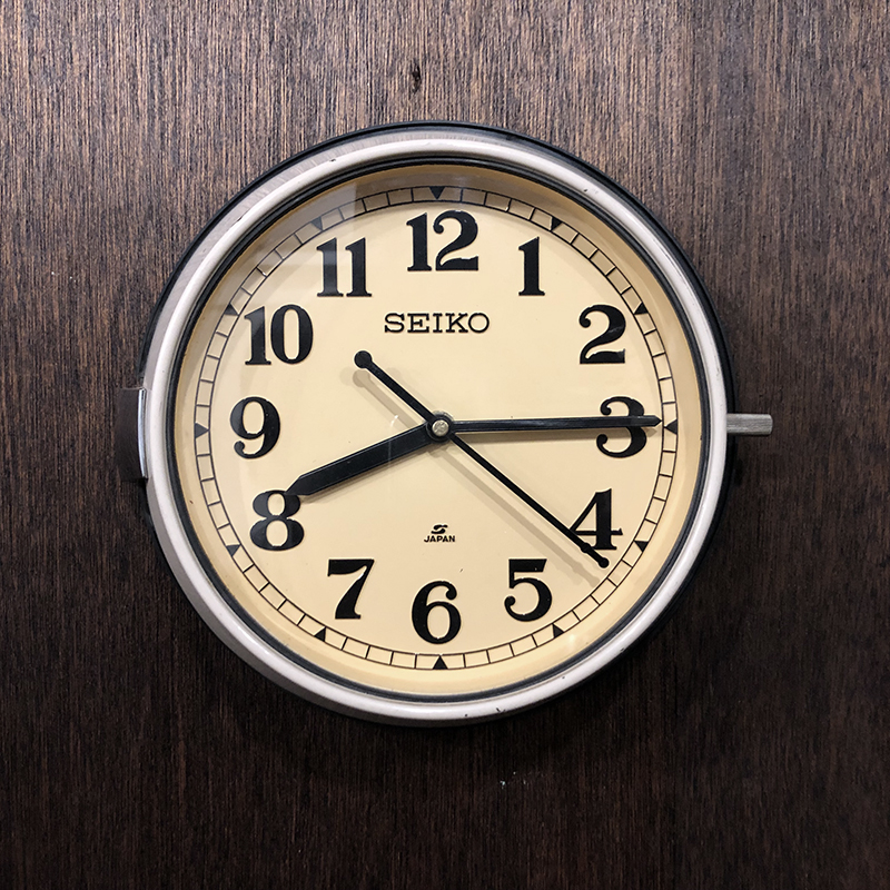 SEIKO セイコー SEIKOSHA 防塵時計 Bus Clock Vintage Model バスクロック 壁掛け時計 旧型 ビンテージクロック