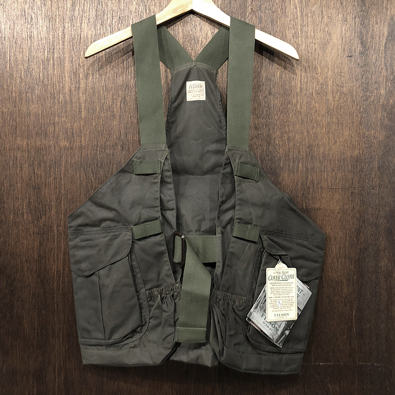 Filson Covercloth Oiled Hunting Strap Vest OT Deadstock フィルソン