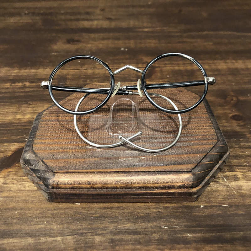 Vintage Glasses French Combination Round Frame Deadstock ビンテージ フレンチ ラウンド コンビネーション 眼鏡フレーム デッドストック品