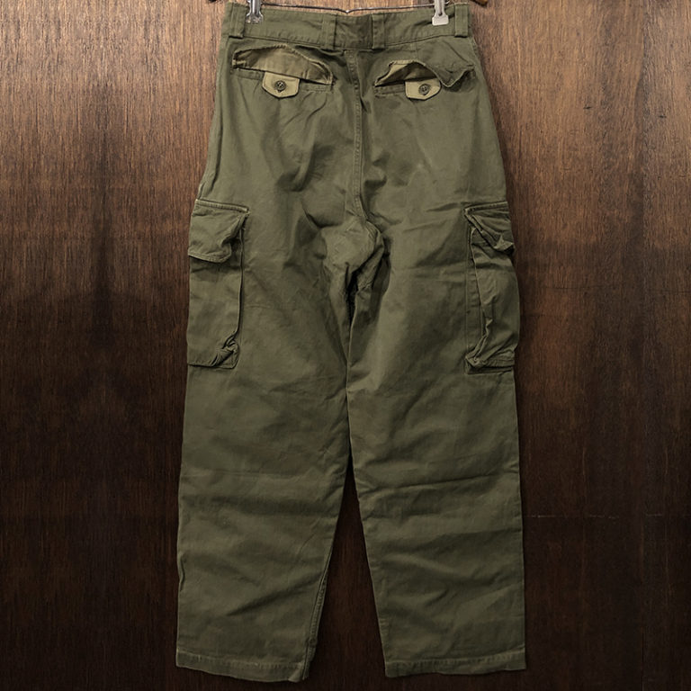 M-47 French Army Trousers Cargo Pants Size 31 フレンチ アーミー トラウザーズ M47 後期 カーゴパンツ オリジナル サイズ31 | OLDS