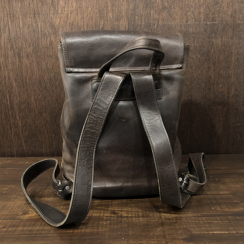 Vintage Heavy Fullgrain Leather Rucksack Bag ビンテージ 本革 フル