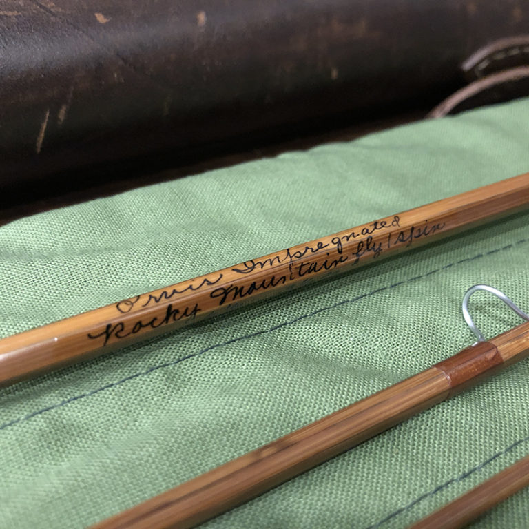 Orvis Impregnated Rocky Mountain 61/2ft Bamboo Fly Spin Rod Mint With