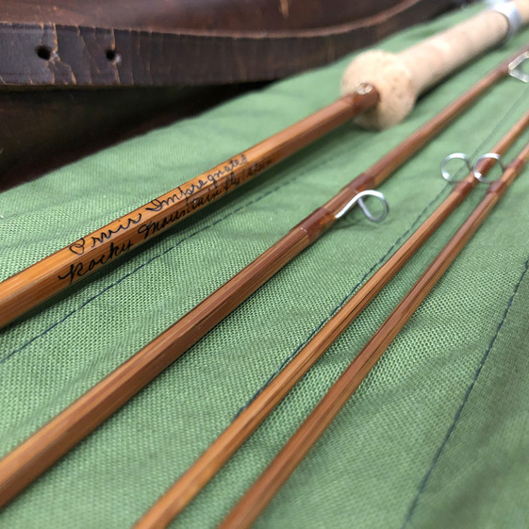 Orvis Impregnated Rocky Mountain 61/2ft Bamboo Fly Spin Rod Mint With