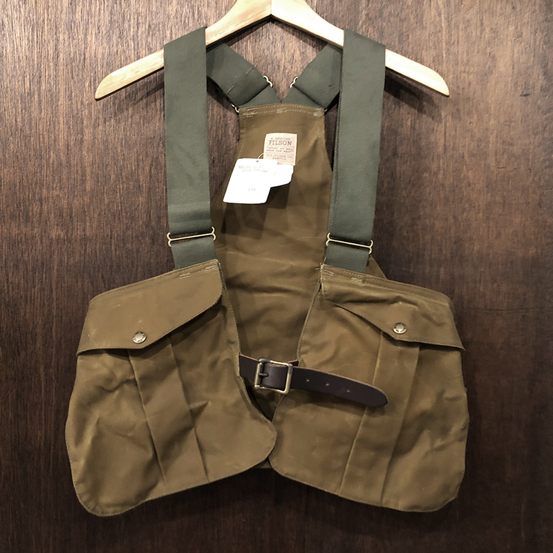 Filson Tin Game Bag Strap Vest Reg NOS With Paper Tag フィルソン