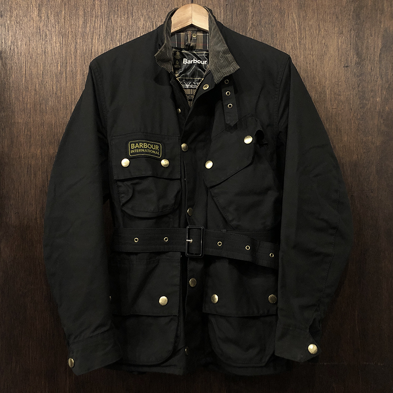 Barbour International Jacket Black C34 With Guarantee Papers Mint ...