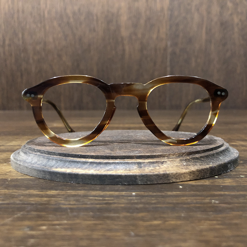 Vintage Glasses French Frame 2Dot Teardrop Thick Frame Mint ビンテージ フレンチ 眼鏡フレーム 2ドット ティアドロップ シックフレーム ミントコンディション