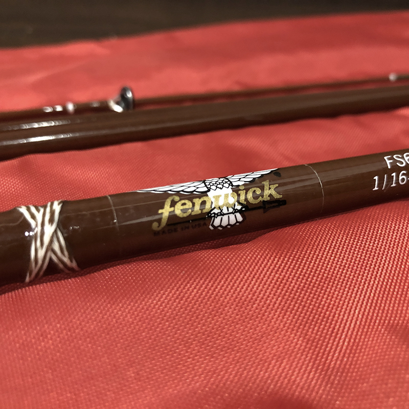 Fenwick FS67-4 Voyageur 4piece Spinning Pack Rod with Sox Mint フェンウィックボイジャー  4ピース グラス オールド スピニング パックロッド ミントコンディション