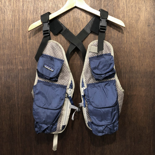 Patagonia Mesh Pack Vest Back cross Shoulder belt Convertible Style S/M Navy Mint パタゴニア メッシュ パックベスト バッククロスショルダーベルト仕様 ネイビー ミントコンディデョン