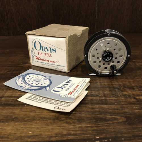 Orvis Madison Model 6/7 Fly Reel with Box & Paper Mint オービス マディソン トラウト フライリール ビンテージリール オリジナルボックス 説明書付 リール本体ミントコンディション