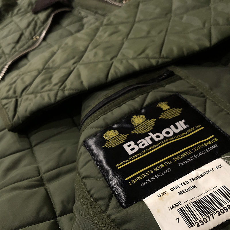 Barbour Quilted Transport