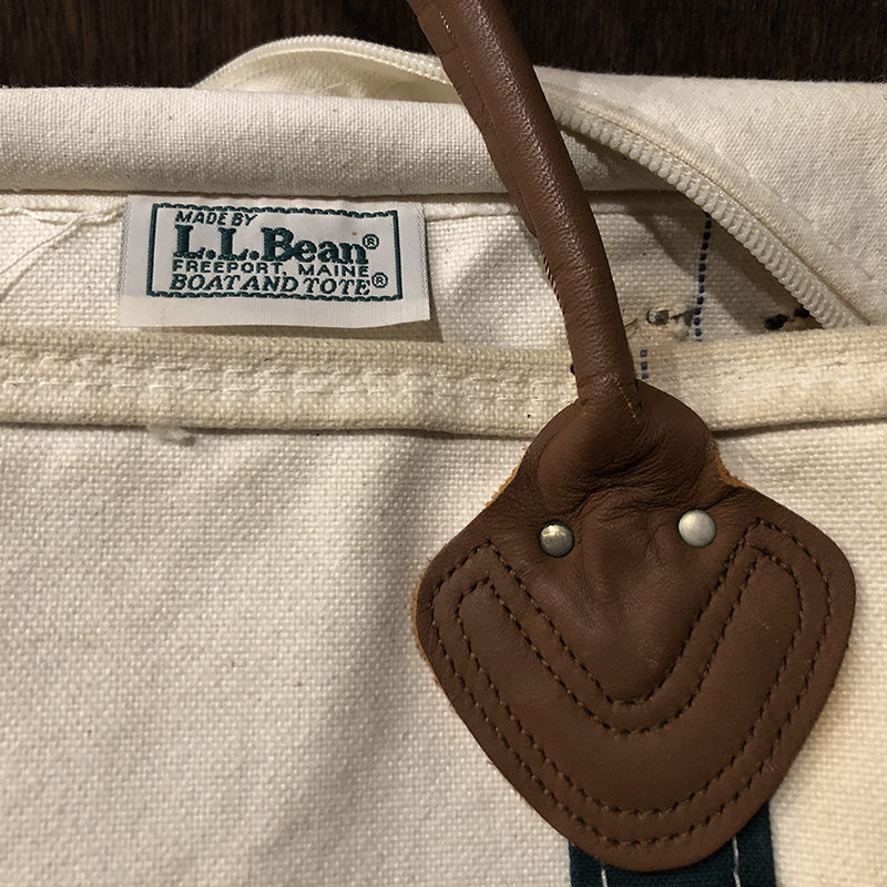 LL Bean Boat and Tote Leather Handle