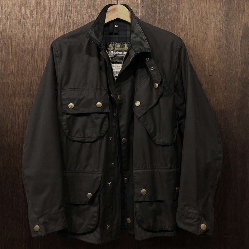 Barbour Beacon Riding Oiled Jacket Early 3Warrant Black C34 Mint ...