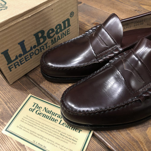 LL Bean Penny Loafer Shoes Beef Roll Type Real Leather 8D with Box ...