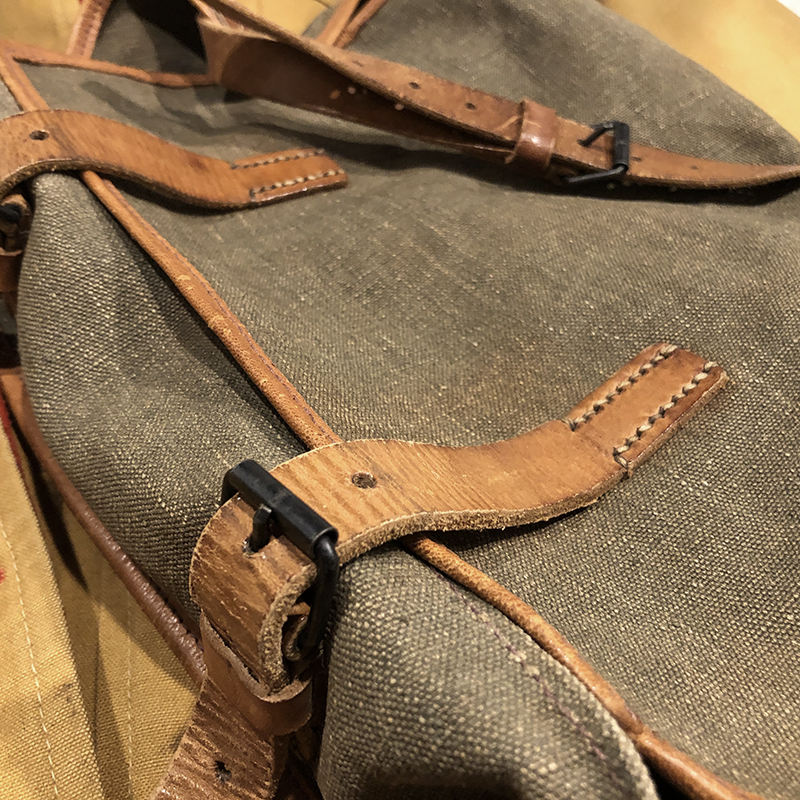 French Army Linen Canvas Bag