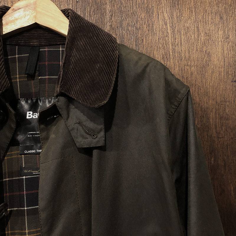 バブアー オリジナル3/4 coat スリークォーターコート - ステンカラー
