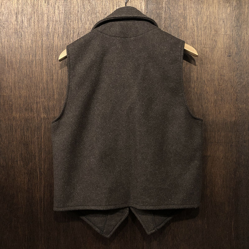 Filson Mackinaw Wool Western Vest Brown Old Tag S Mint フィルソン