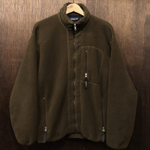 Patagonia Synchilla Fleece Full Zip Jacket Olive Brown M FA98 Made in USA パタゴニア シンチラフリース フルジップジャケット FA98 USA製 オリジナル