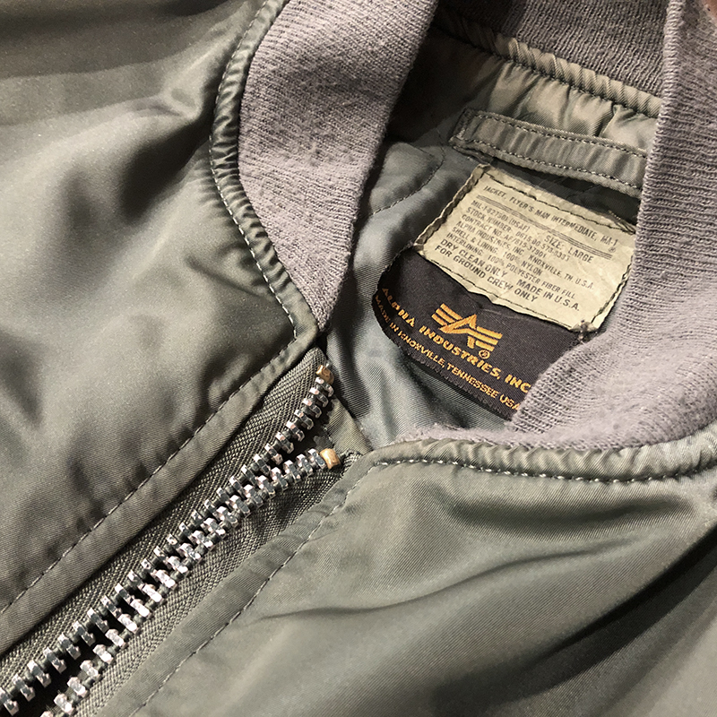 Alpha Industries Ground Crew MA-1 Made in USA