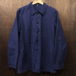 Vetra Super Cotton Twill French Blue Work Jacket 44 ベトラ コットンツイル フレンチ ワーク ジャケット 茄子紺 ブルー サイズ44 ビンテージ グッドコンディション
