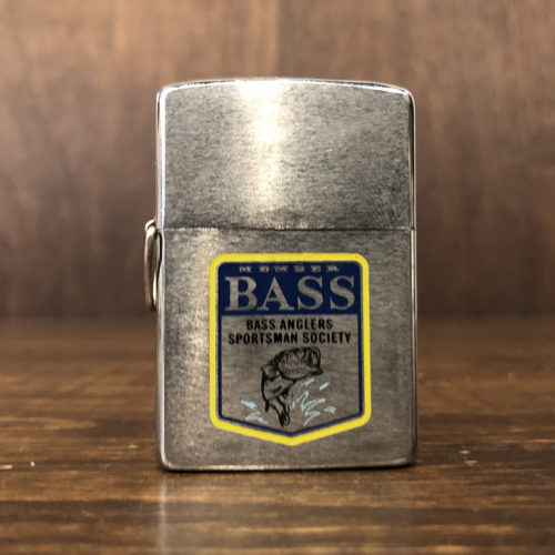 BASS Member Jumping Largemouth Bass Zippo Lighter Mint BASSメンバー ジャンピングラージマウスバス エンブレム オリジナルジッポーライター 1978年製 ビンテージ オイルライター ミントコンディション