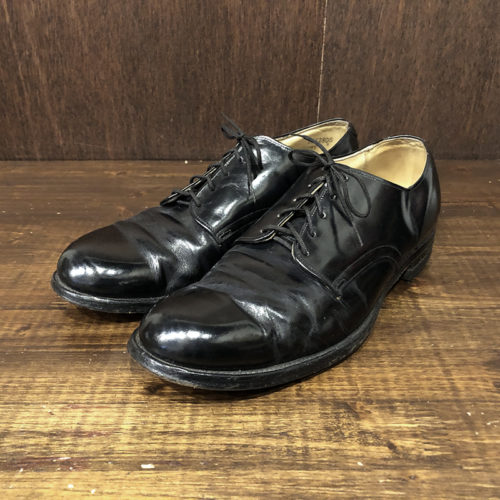 US Navy Military Vintage Service Shoes Craddock Terry Leather Sole 8-1/2R アメリカ軍 USネイビー サービスシューズ レザーソール仕様 ビンテージ オリジナル
