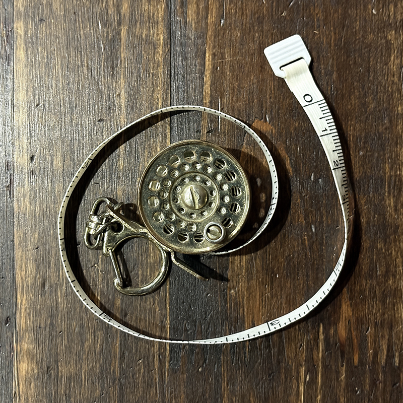 Fly Reel Style Small Tape Measure Scale
