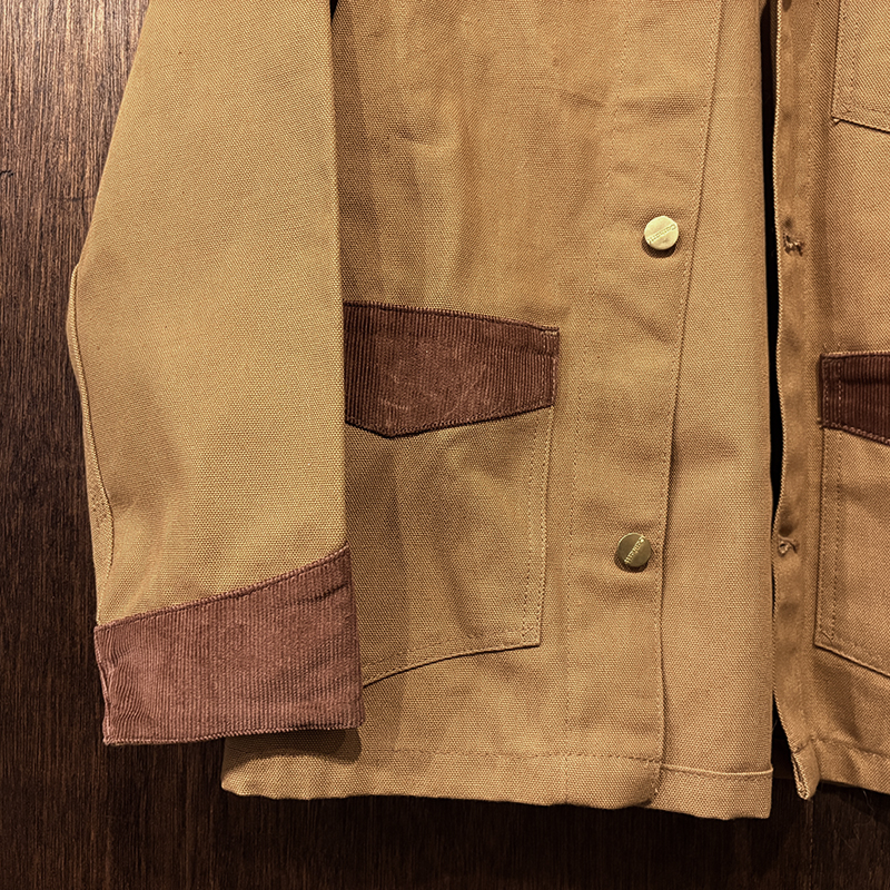 Carhartt Duck Canvas Corduroy Combi Coverall Engineer Work Jacket