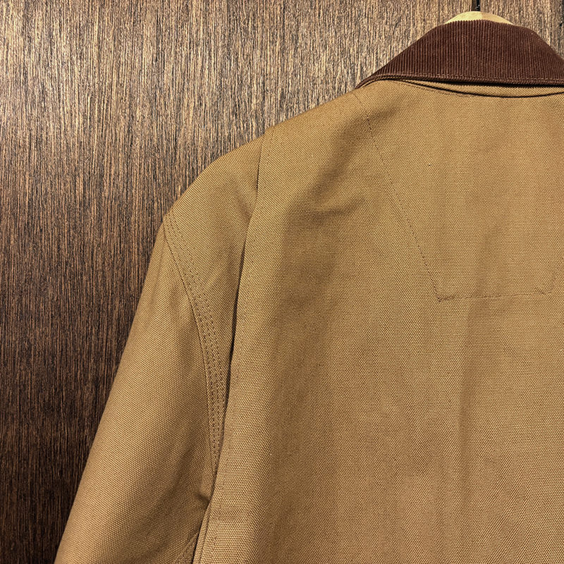 Carhartt Duck Canvas Corduroy Combi Coverall Engineer Work Jacket