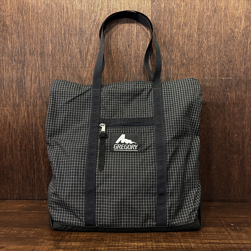 Gregory Spectra Mighty Tote Bag Black Base Color Old Tag Made in USA Mint グレゴリー スペクトラ マイティトート ブラックベース 格子パターンカラー トートバッグ 旧タグ オリジナル 米国製 ミントコンディション