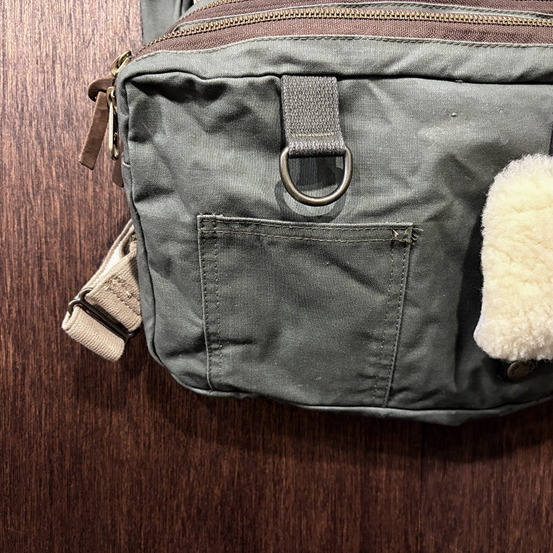 Filson Fishing Tackle Chest Pack Vest Vintage Brown Tape Talon Zip