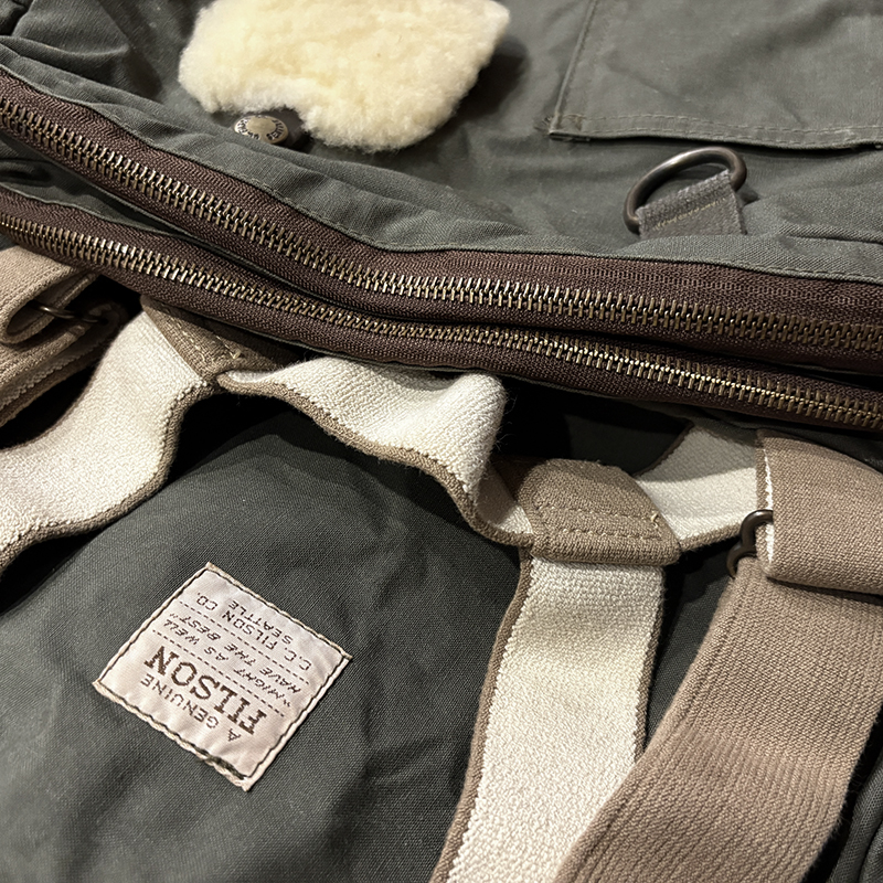 Filson Tackle Chest Pack Vest Vintage Talon Zip