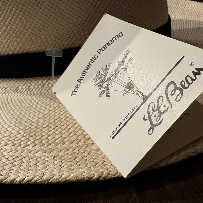 L.L. Bean Ecuador Panama Hat Optimo Crown Deadstock