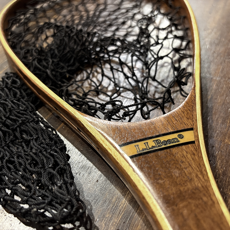L.L. Bean Wooden Fishing Landing Net Made by Brodin
