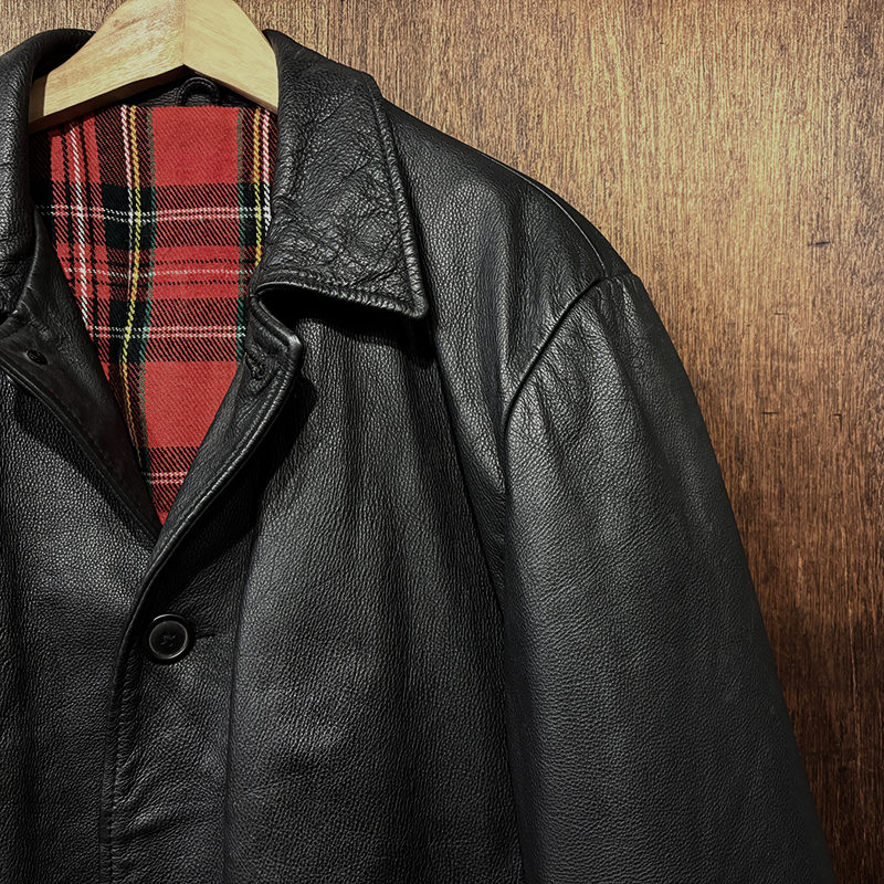 80s vintage real leather car coat 早い者勝ち！ 90a62216381d95eb9fb7b088577a14