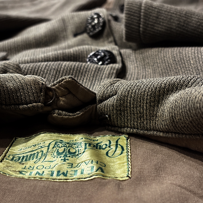 French Vintage Royal Hunter Salt Papper Gray Pique Hunting Jacket