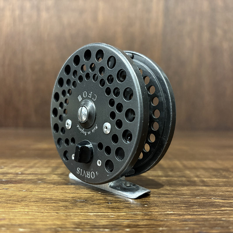 Orvis CFO III Early Dome Screw Back Vintage Fly Reel With Suede