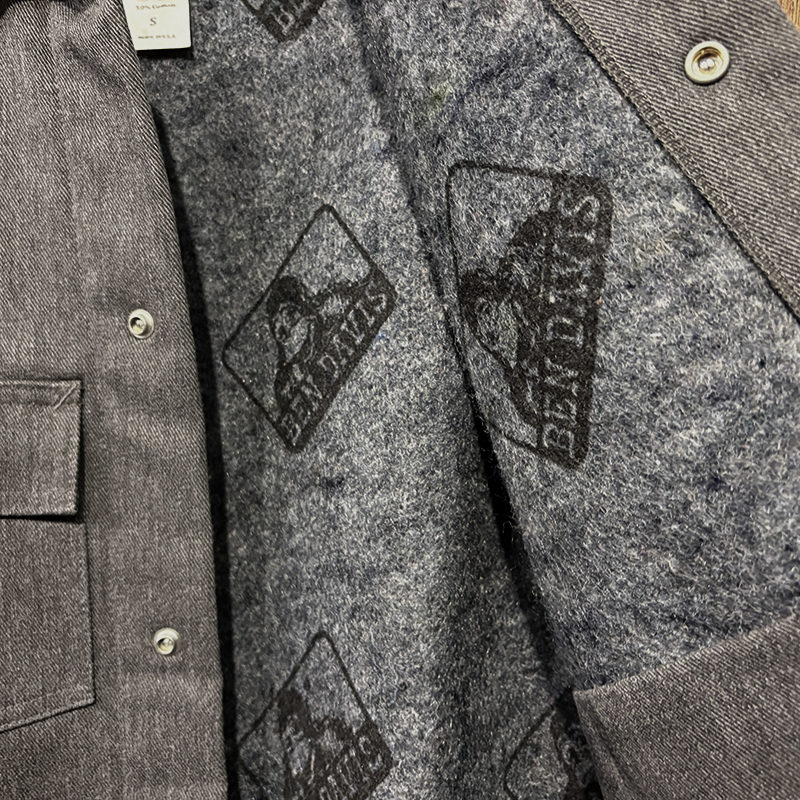 Ben Davis Frisco Work Coverall Chore Jacket Gorilla Mark Print