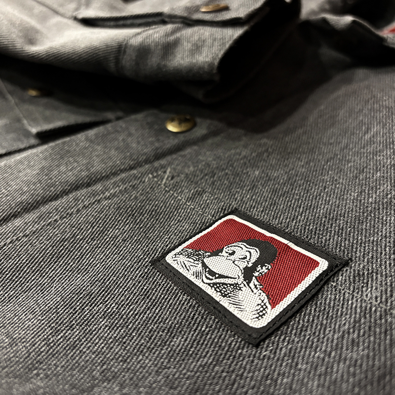 Ben Davis Frisco Work Coverall Chore Jacket Gorilla Mark Print Blanket Made in USA