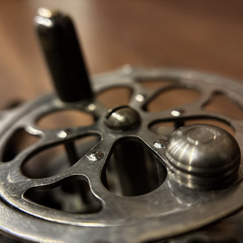 Pflueger Progress 60 All Nickel Plating Ebony Knob Fly Fishing Reel