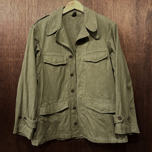 M-47 French Army Military Field Jacket Early Chin Strap Model Mint フレンチ アーミー M47 ミリタリー フィールド ジャケット 前期モデル 極初期バンドチンストラップ仕様 ミントコンディション