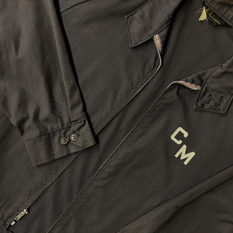 Champion Swingtop Blouson Drizzler Jacket Runners Triangle Tag Dark Navy