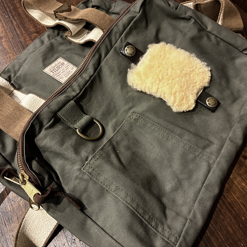 Filson Fishing Tackle Chest Pack Vest Talon Zip Vintage Old Model