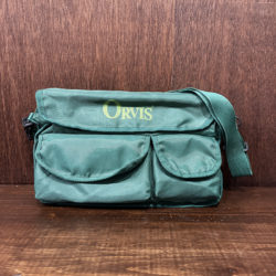 Orvis Vintage High Denier Nylon Shoulder Fishing Tool Bag Green Vintage Mint オービス ハイデニール ナイロン ショルダー オールド フィッシング バッグ ビンテージ ミントコンディション
