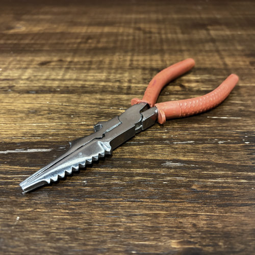 Vintage Fishing Multi Purpose Metal Pliers Red Rubber Handles and Scale Pattern ビンテージ フィッシング マルチプライヤー レッドラバーハンドル 鱗模様 ボトルオープナー フィッシュスケーラー オールド品 グッドコンディション